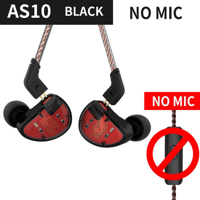 Thin Wired Noise Bass Earbuds With Mic Phone Cable