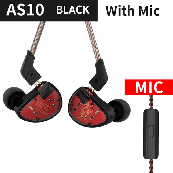 Thin Wired Noise Bass Earbuds With Mic Phone Cable