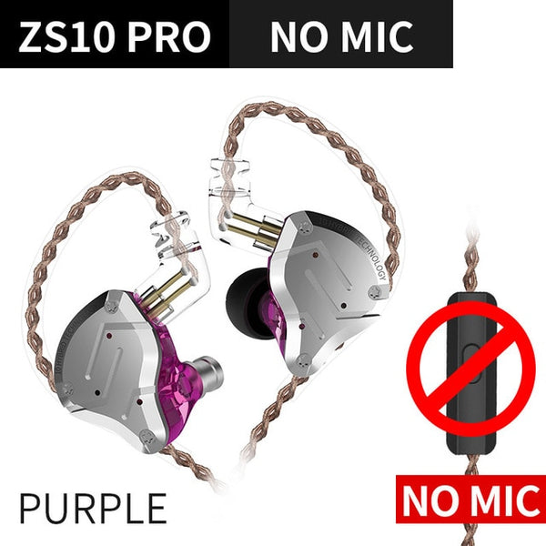 Heavy Bass HIFI Mic Earbuds With Detachable Cable